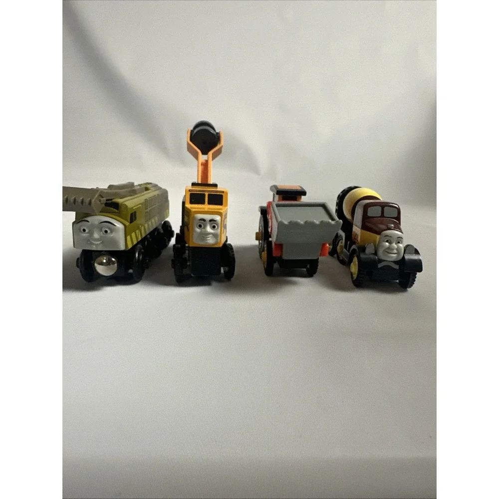 Thomas Wooden Railway Train MAGIC RAILROAD LOT  PATRICK BUTCH JACK DIESEL 10 EUC